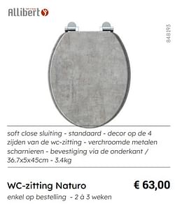 Wc-zitting naturo