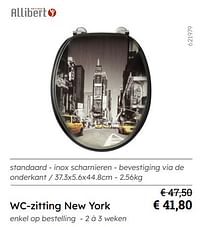 Wc-zitting new york-Allibert