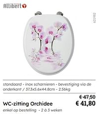 Wc-zitting orchidee-Allibert