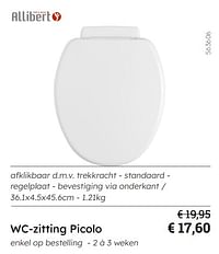 Wc-zitting picolo-Allibert