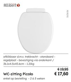 Wc-zitting picolo