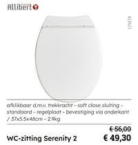 Wc-zitting serenity 2-Allibert