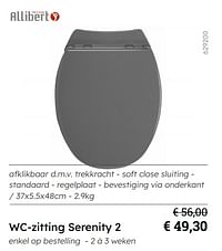 Wc-zitting serenity 2-Allibert