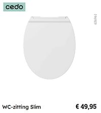 Wc-zitting slim-Cedo