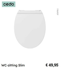 Wc-zitting slim