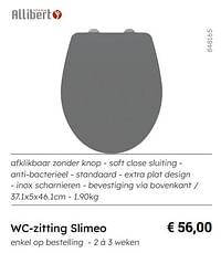 Wc-zitting slimeo-Allibert