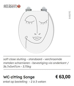 Wc-zitting songe