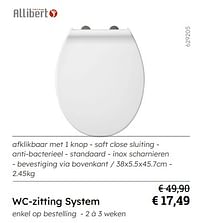 Wc-zitting system-Allibert