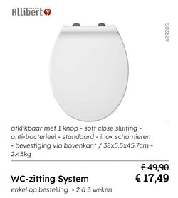 Wc-zitting system