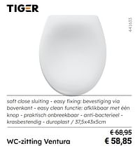 Wc-zitting ventura-Tiger