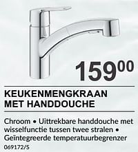 Keukenmengkraan met handdouche-Grohe