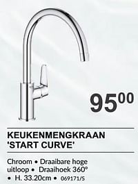 Keukenmengkraan start curve-Grohe