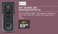 Qnect wifi deurbel met bewegings-detectie-Qnect