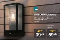 Wandlamp alamonte-Eglo