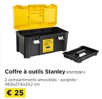 Promotions Coffre à outils stanley stst75787-1 - Stanley - Valide de 01/09/2024 à 30/09/2024 chez Molecule