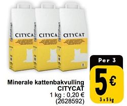 Minerale kattenbakvulling citycat