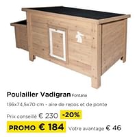 Promotions Poulailler vadigran fontana - Vadigran - Valide de 01/09/2024 à 30/09/2024 chez Molecule