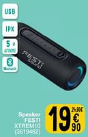 Promoties Festisound speaker festi xtrem10 - FestiSound - Geldig van 10/09/2024 tot 23/09/2024 bij Cora