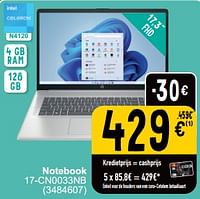 Hp notebook 17-cn0033nb-HP