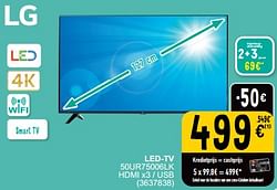 Lg led-tv 50ur75006lk