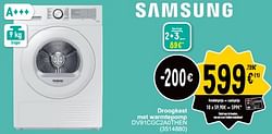 Samsung droogkast met warmtepomp dv91cgc2a0then