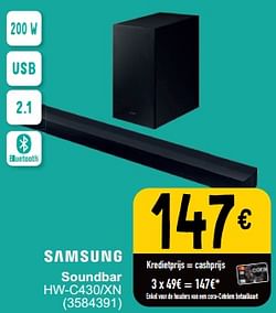 Samsung soundbar hw-c430-xn