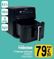 Promoties Tristar friteuse airfryer fr9037 - Tristar - Geldig van 10/09/2024 tot 23/09/2024 bij Cora