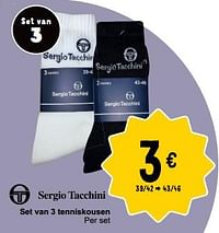 Set van 3 tenniskousen-Sergio Tacchini