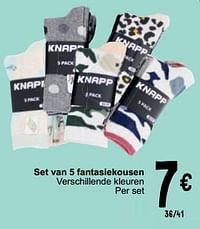 Set van 5 fantasiekousen-KNAPP