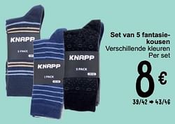 Set van 5 fantasiekousen