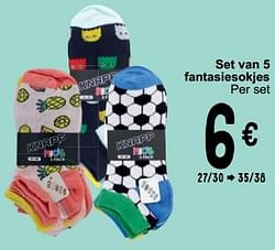 Set van 5 fantasiesokjes