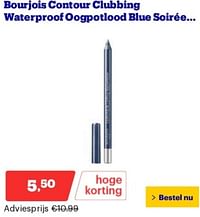 Bourjois contour clubbing waterproof oogpotlood blue soirée-Bourjois