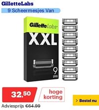 Gillettelabs 9 scheermesjes-Gillette