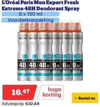 L`oréal paris men expert fresh extreme 48h deodorant spray-L