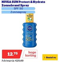 Nivea sun protect + hydrate zonnebrand spray-Nivea