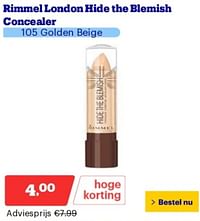 Rimmel london hide the blemish concealer 105 golden beige-Rimmel