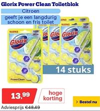 Glorix power clean toiletblok citroen-Glorix