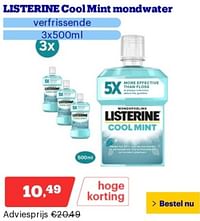 Listerine cool mint mondwater verfrissende-Listerine