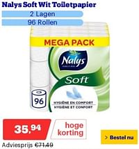 Nalys soft wit toiletpapier-Nalys