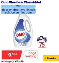 Omo vloeibaar wasmiddel wit-Omo