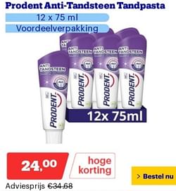 Prodent anti-tandsteen tandpasta