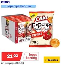 Chio popchips paprika-Chio