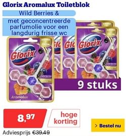 Glorix aromalux toiletblok wild berries