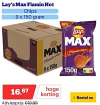 Lay`s max flamin hot chips-Lay