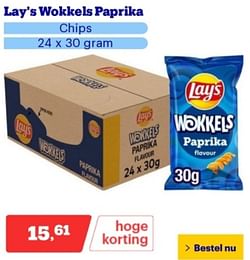 Lay`s wokkels paprika chips