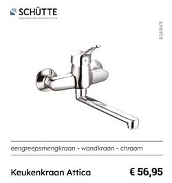 Keukenkraan attica