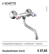 Keukenkraan cesti-Schütte