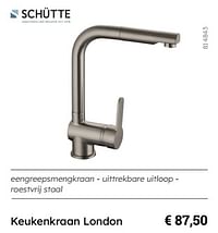 Keukenkraan london-Schütte