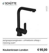 Keukenkraan london-Schütte