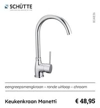 Keukenkraan manetti-Schütte